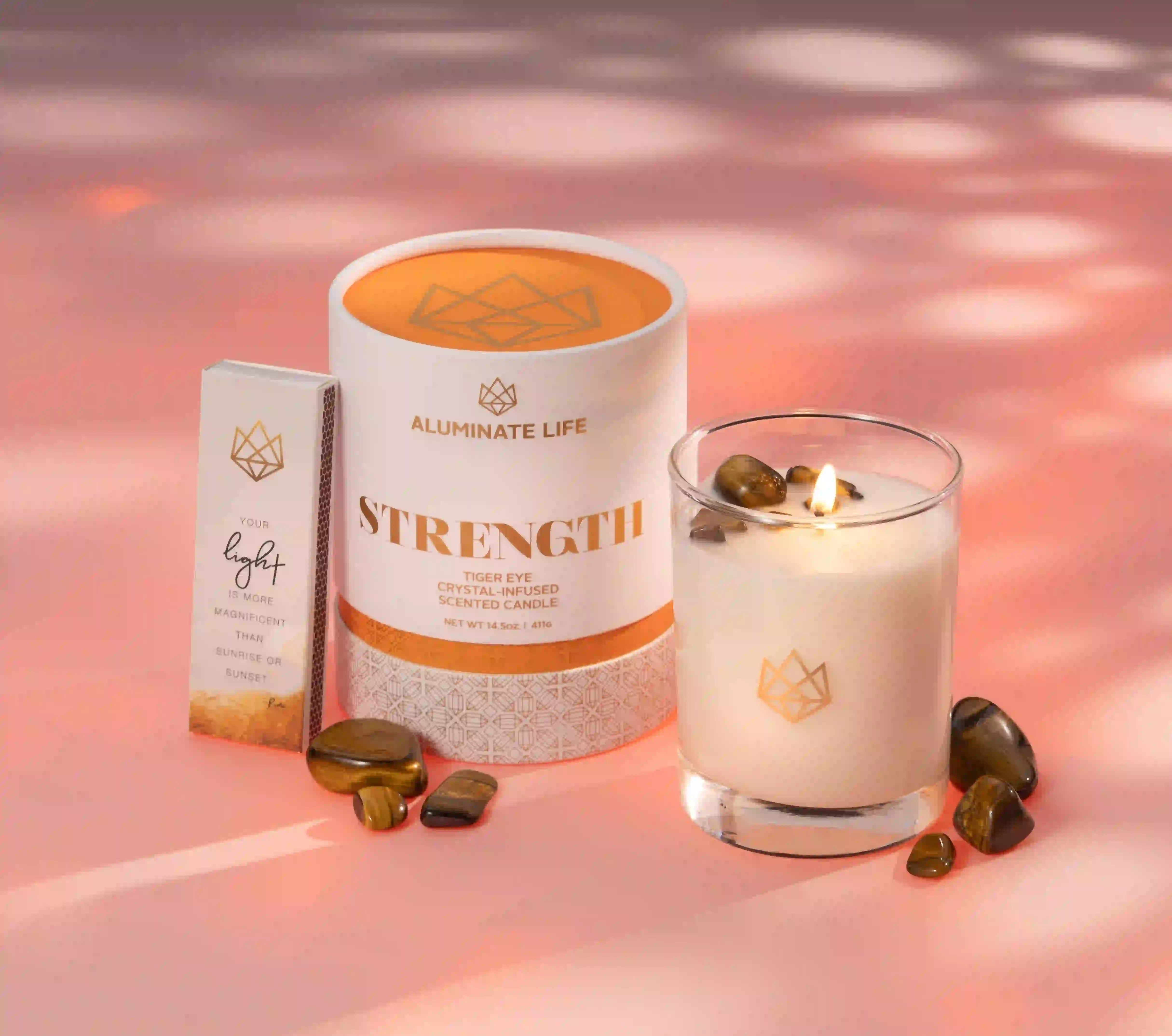 eight さん STRENGTH CANDLE Strength Candle - Aluminate Life